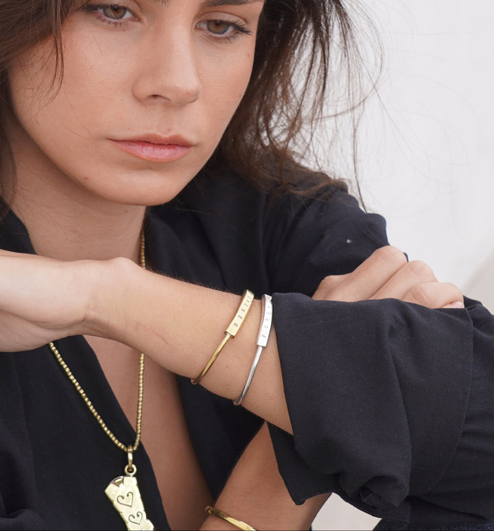 Esclava "Forever" Plata