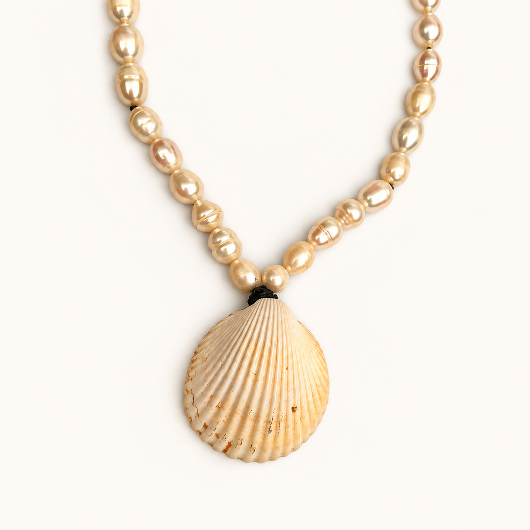 Collar Piedras con Conchita Marina