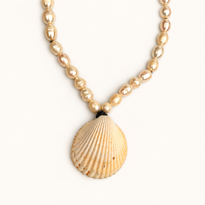 Collar Piedras con Conchita Marina