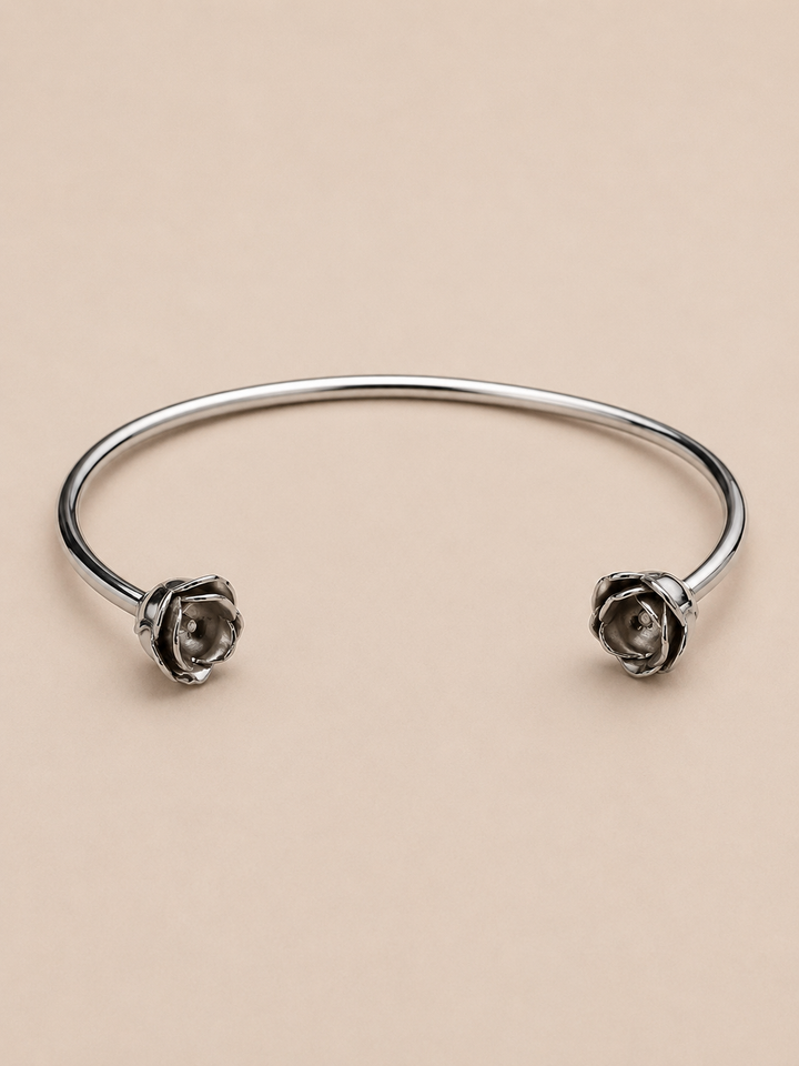 Collar Rosa de Plata