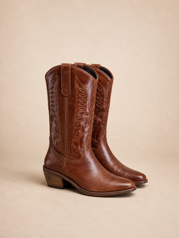 Bota Vaquera Aguila Caramelo