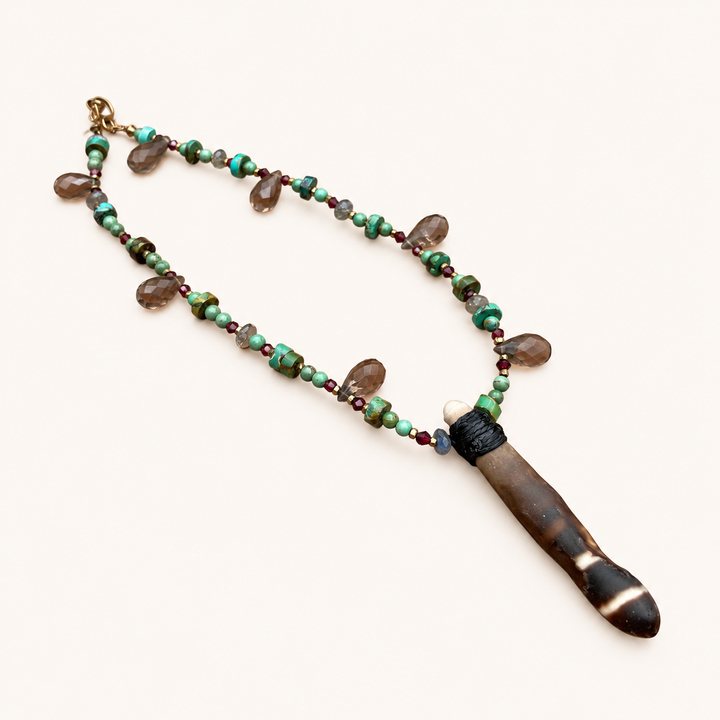 Collar Piedras Naturales Multicolor