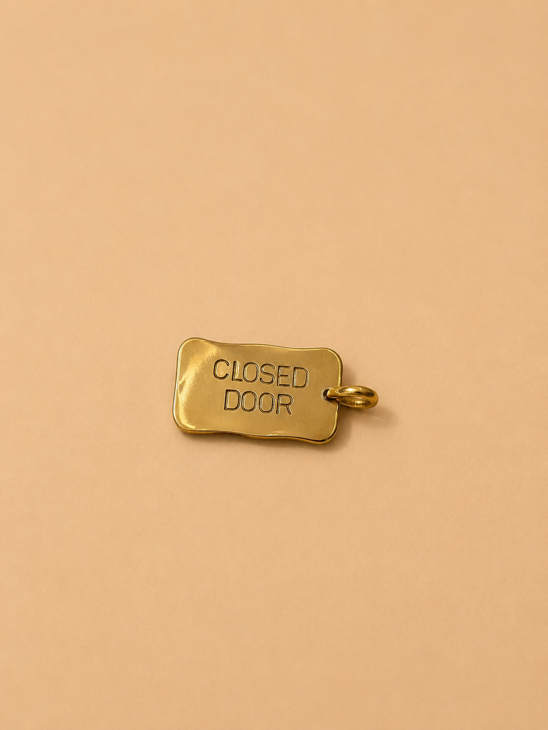 Placa de Bronce "Closed Door"
