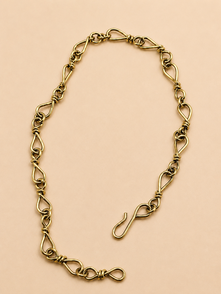 Collar nudo Bronce 50 cm