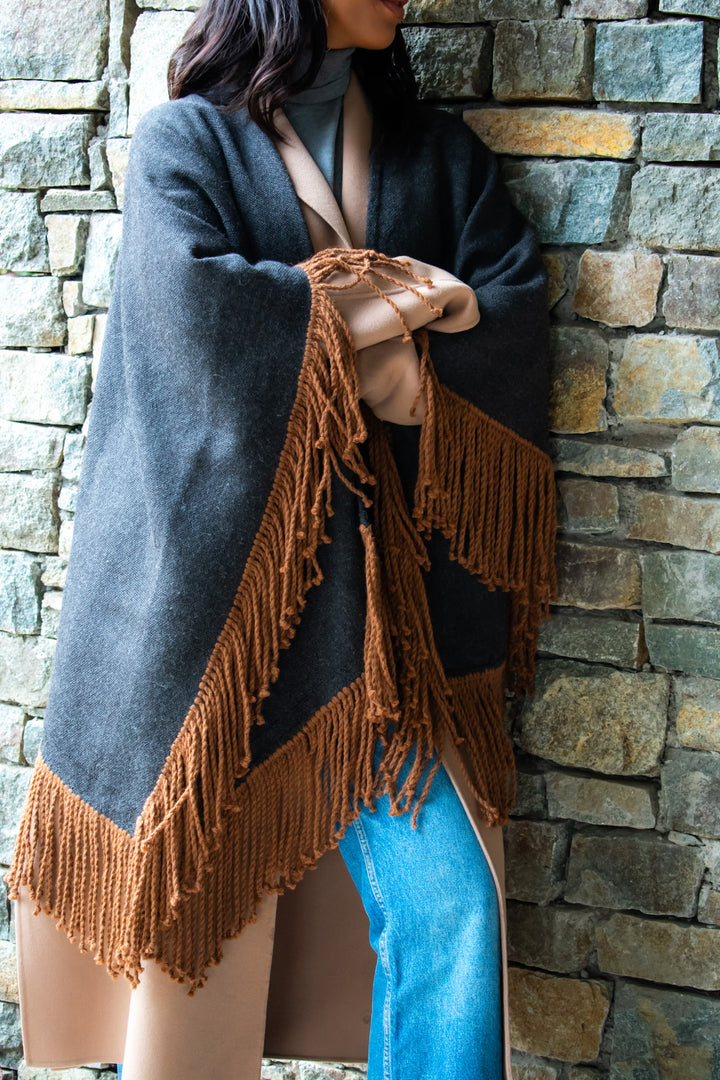 Manta Alpaca Marengo Flecos
