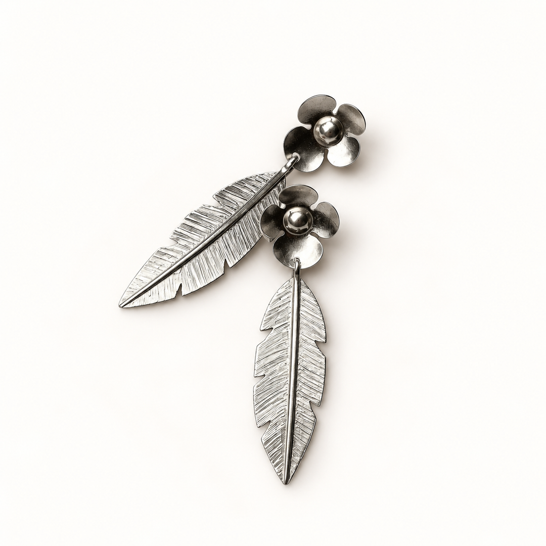 Aros Flora de Plata