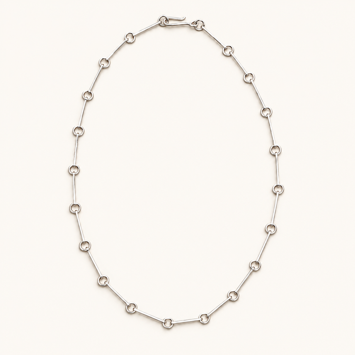 Cadena Rosario de Plata