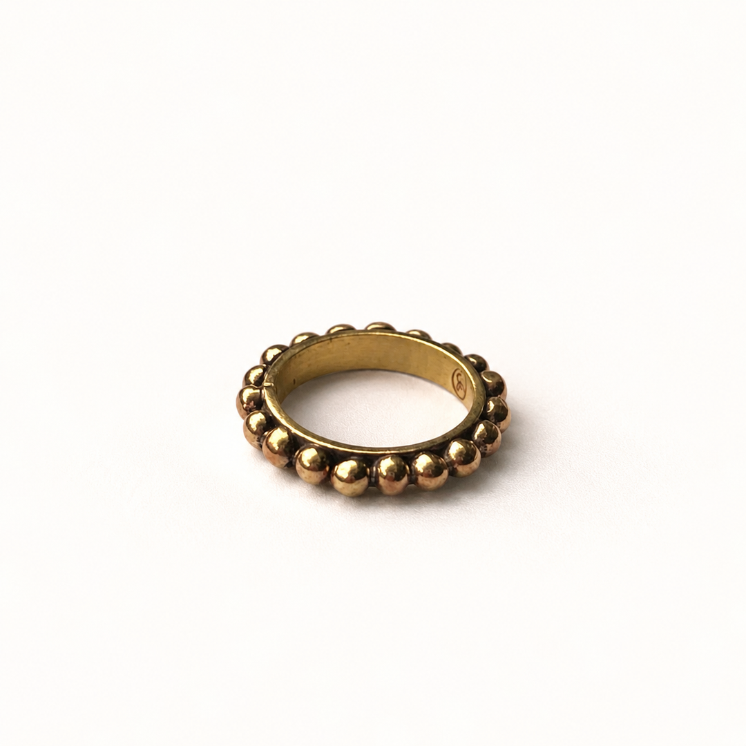 Anillo Bolita de Bronce