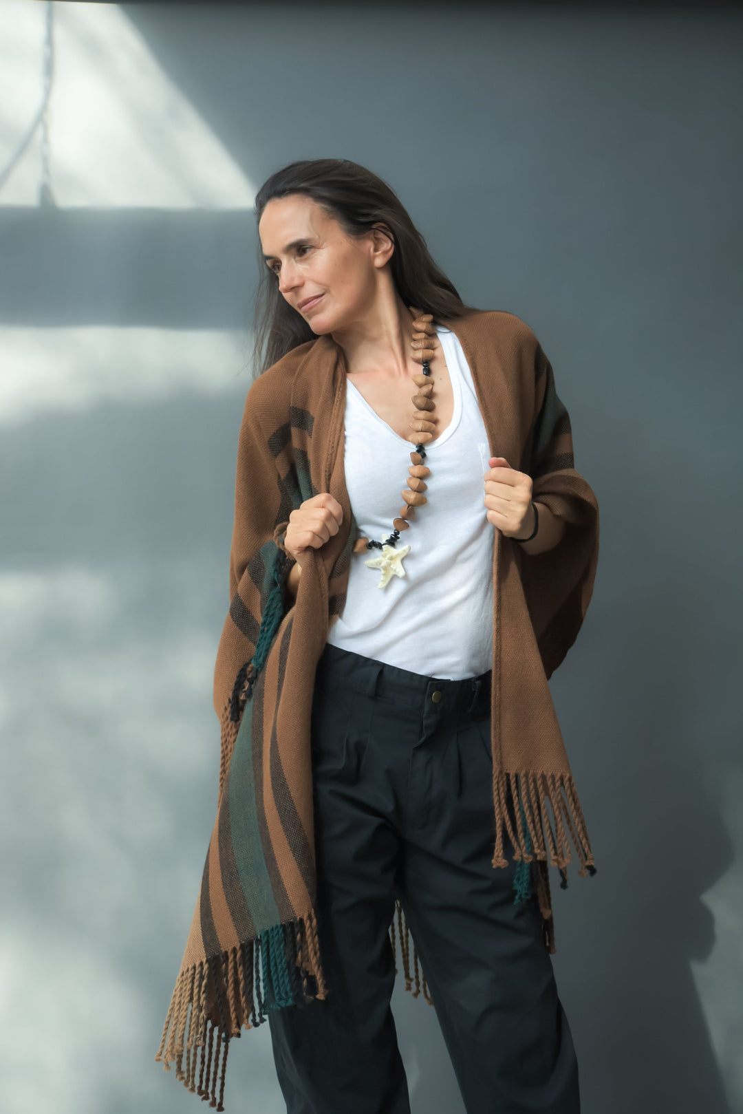 Manta Alpaca Camel Colores Tierra SS25