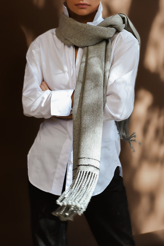Foulard  Alpaca Gris SS/25