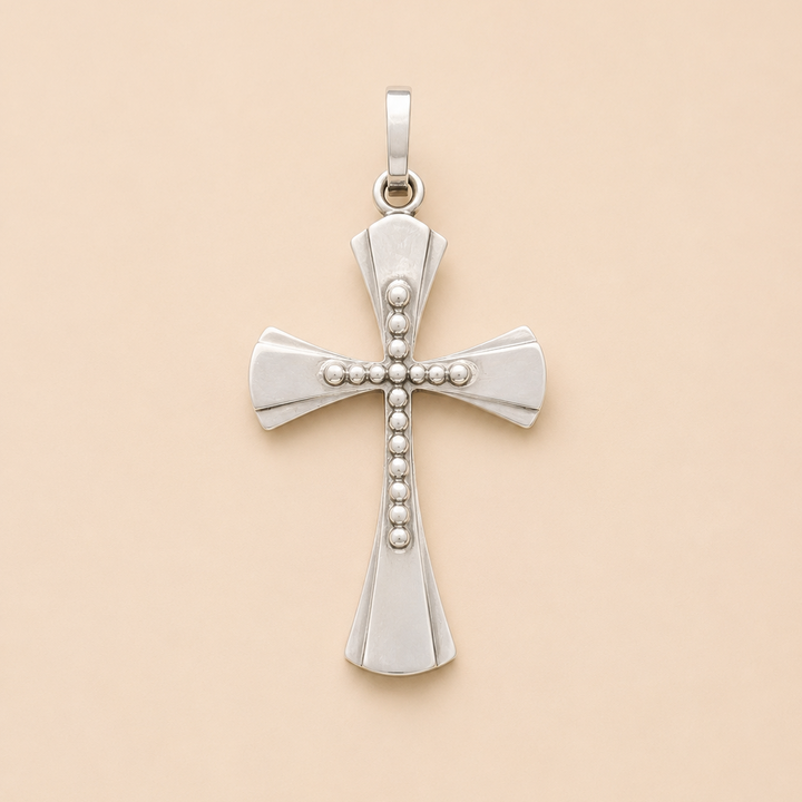 Cruz Bolita Plata