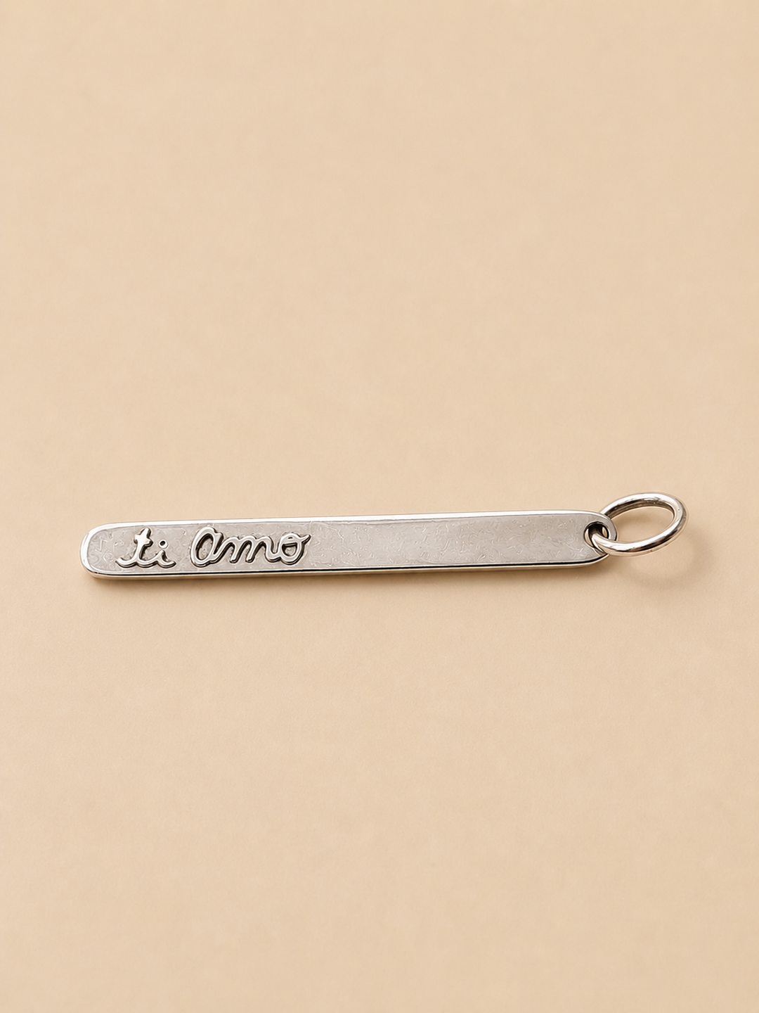Placa "ti amo" Plata