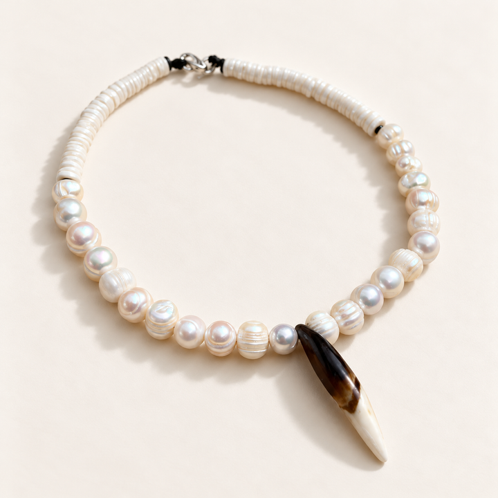 Collar De Piedras Blancas