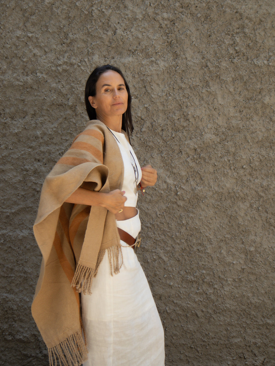 Manta Vicuña Oro Lino