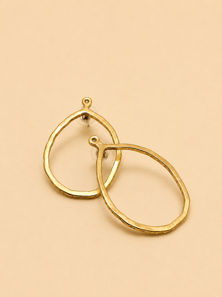 Aros Bronce con Circón