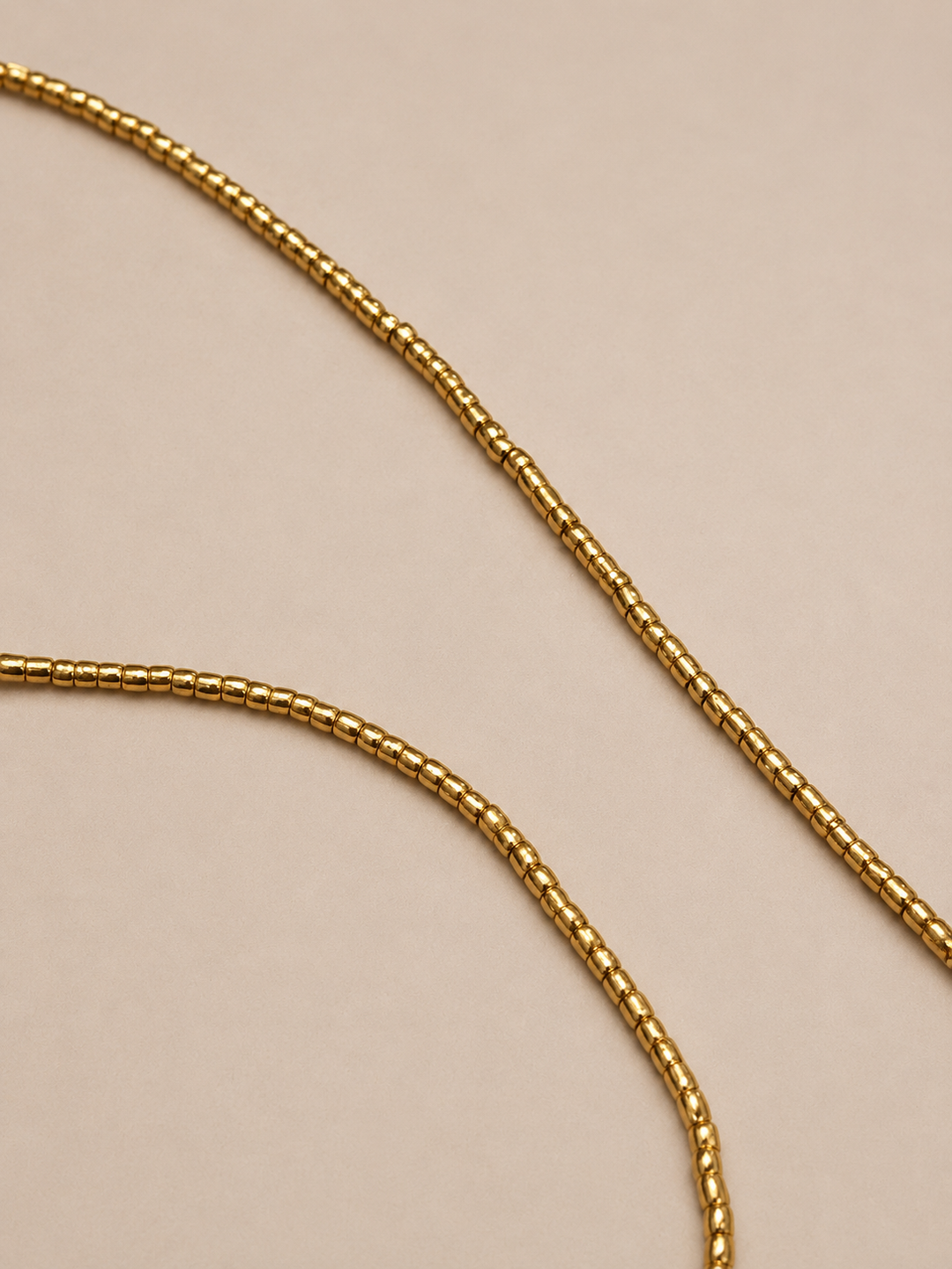 Collar Mostacilla Bronce