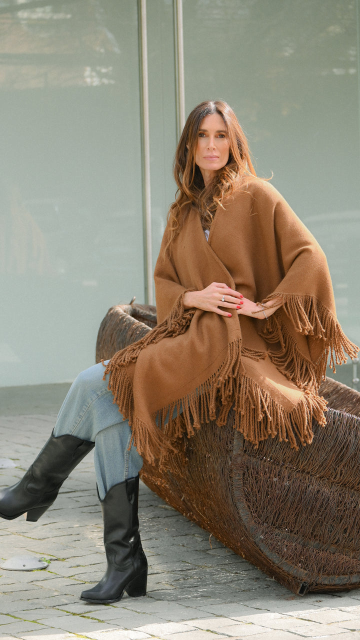 Manta Alpaca Camel Flecos