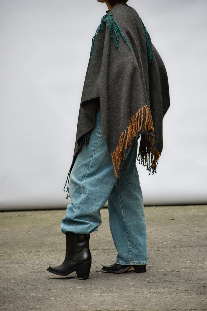 Manta Alpaca Marengo Flecos