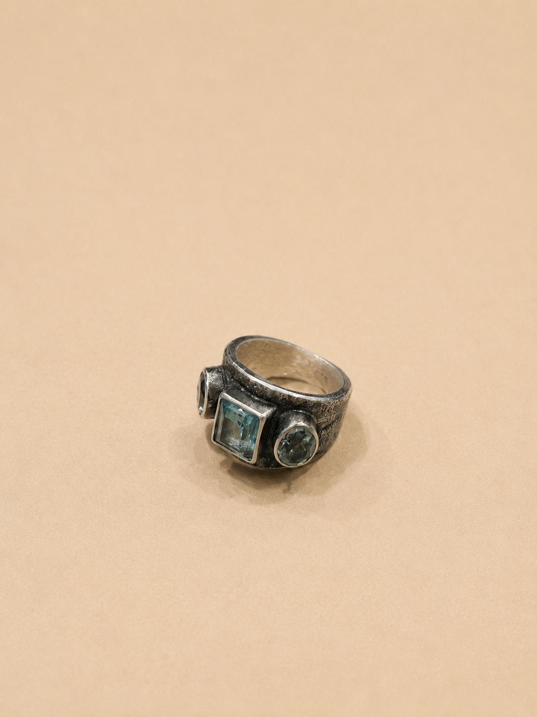 Anillo Plata Piedra Priasolita