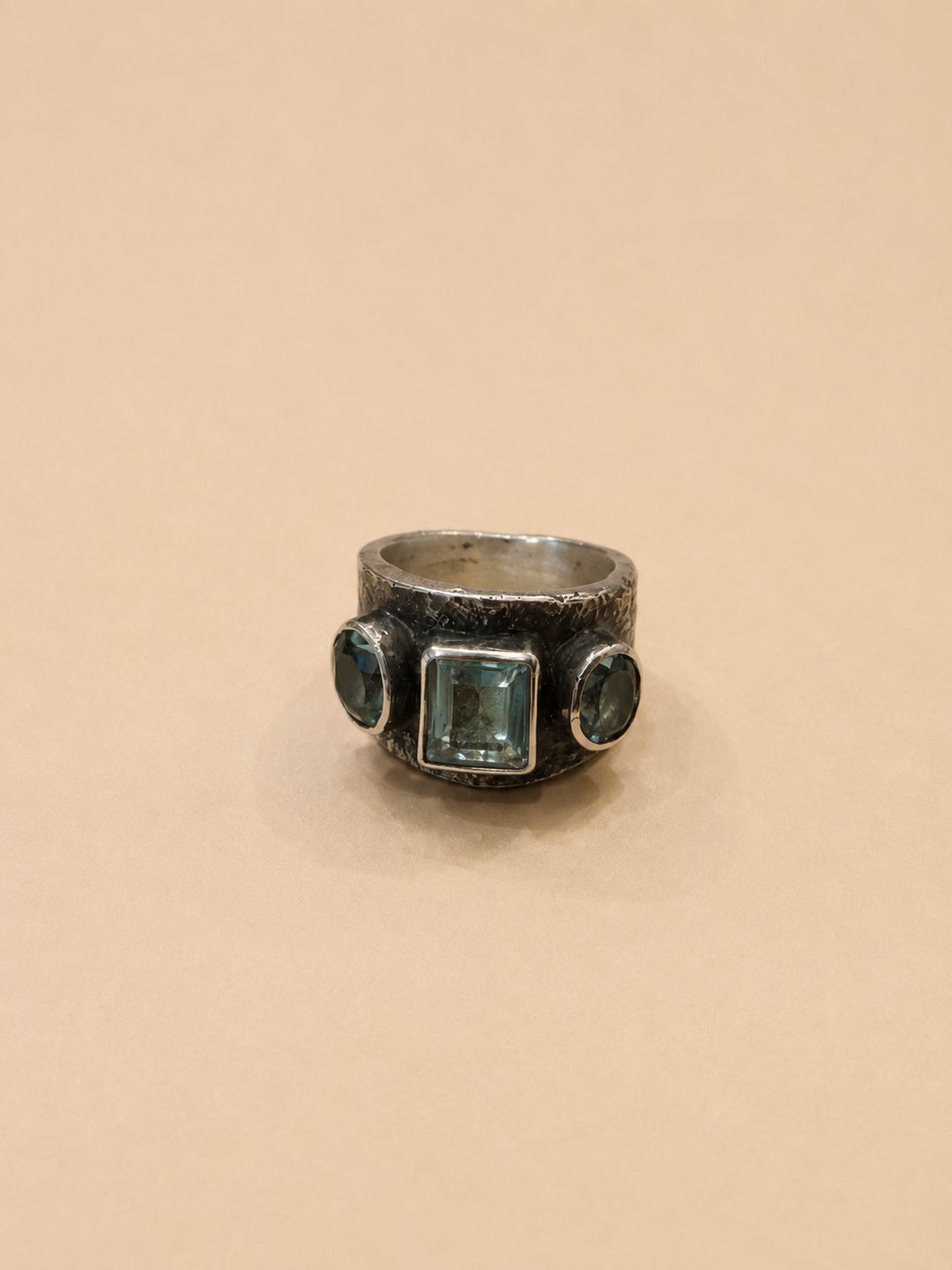 Anillo Plata Piedra Priasolita