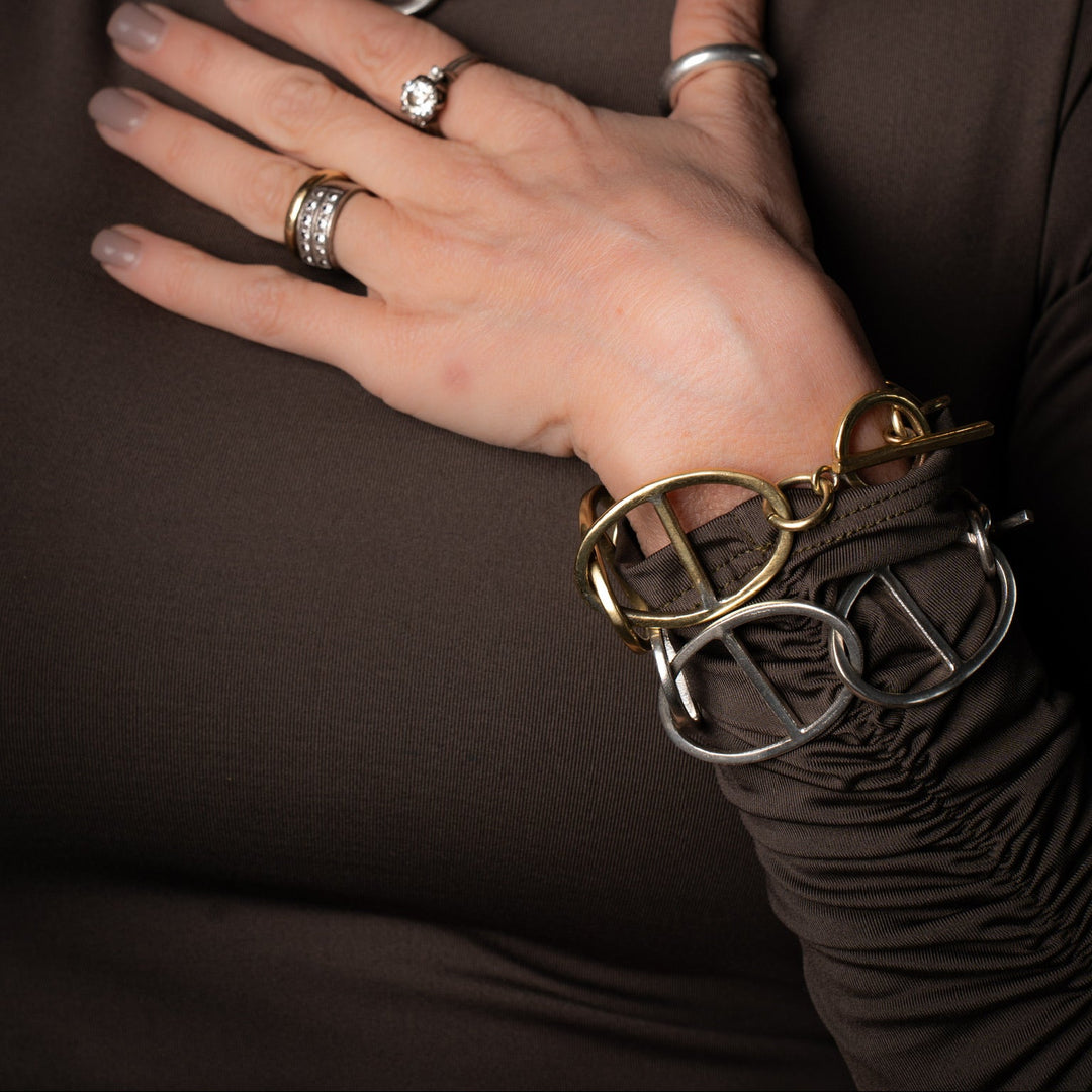 Pulsera Eslabón Marino de Bronce