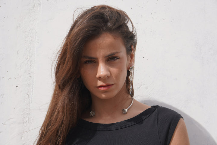 Collar Rosa Bronce