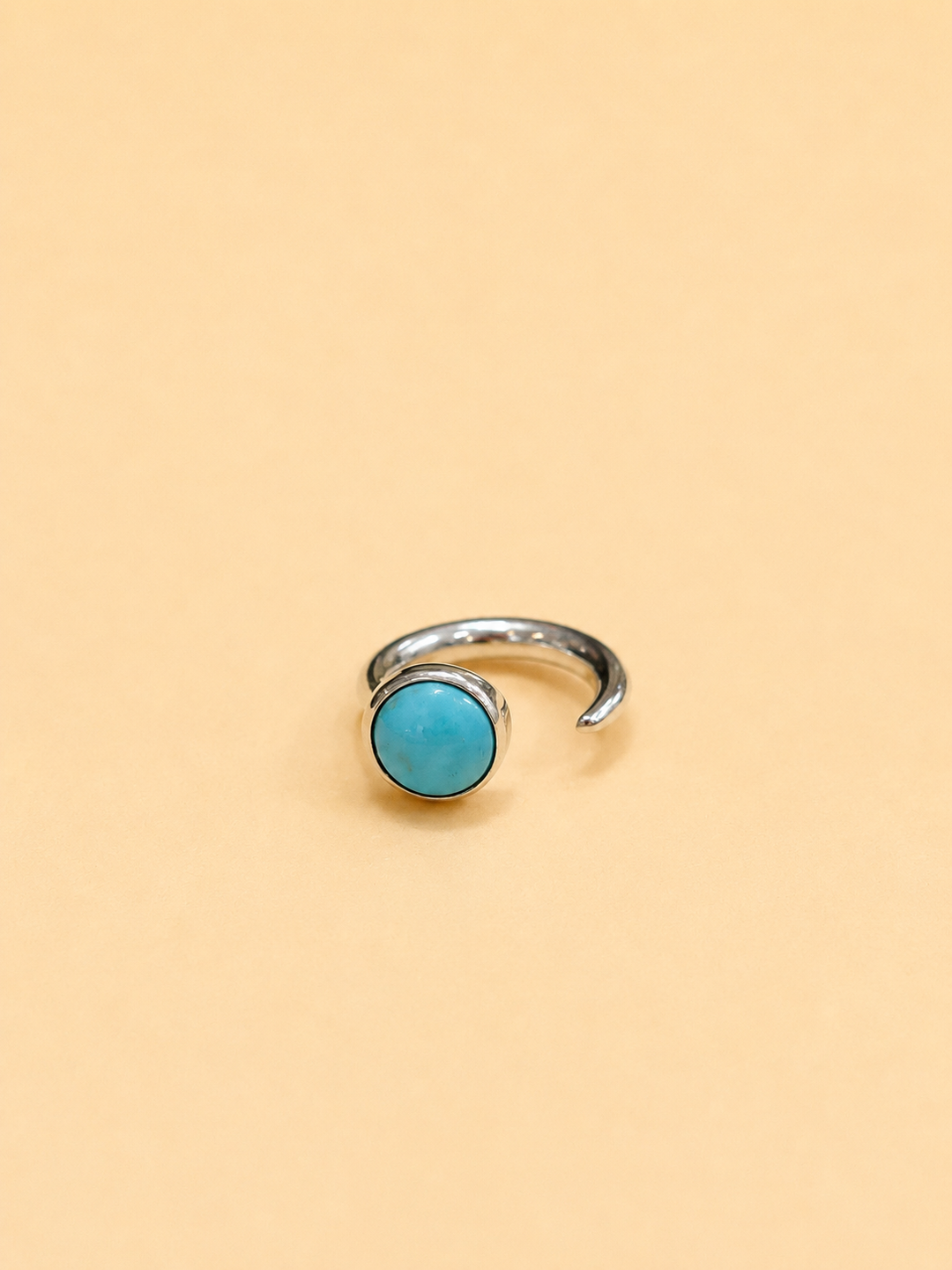 Anillo de Plata Turquesa Natural