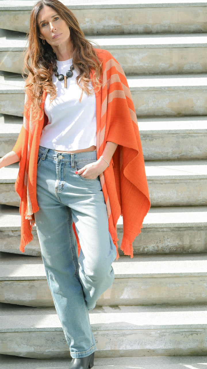 Manta Alpaca Rojo