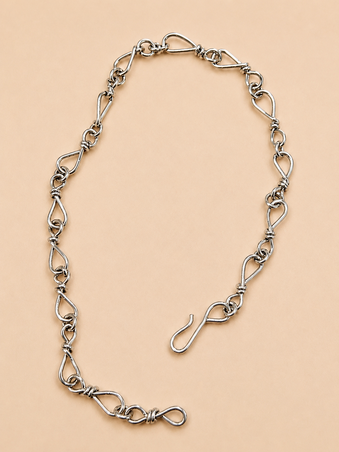 Collar nudo Plata 50 cm