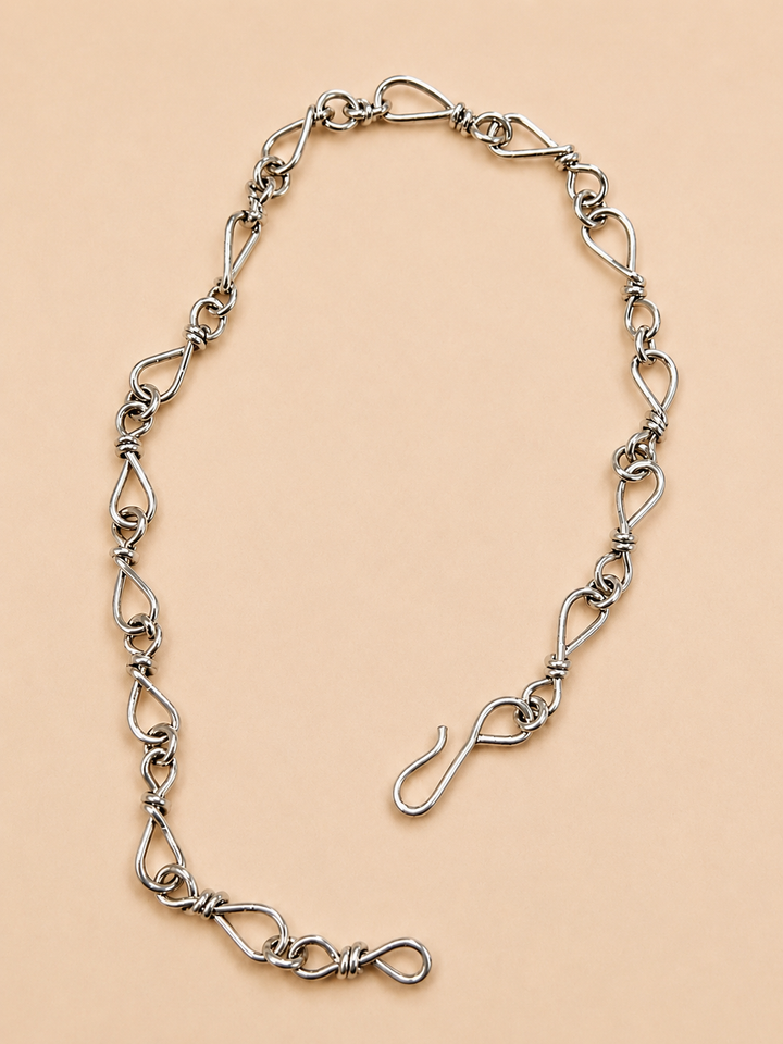 Collar nudo Plata 50 cm