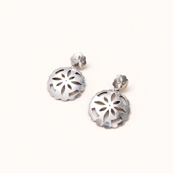 Aros Clara doble de Plata