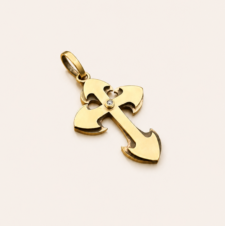Cruz Medieval Bronce