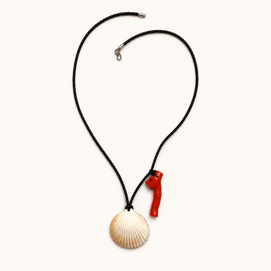 Collar Concha y Coral