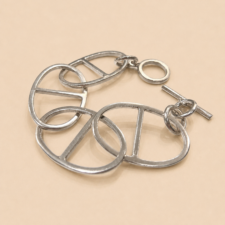 Pulsera Eslabón Marino de Plata