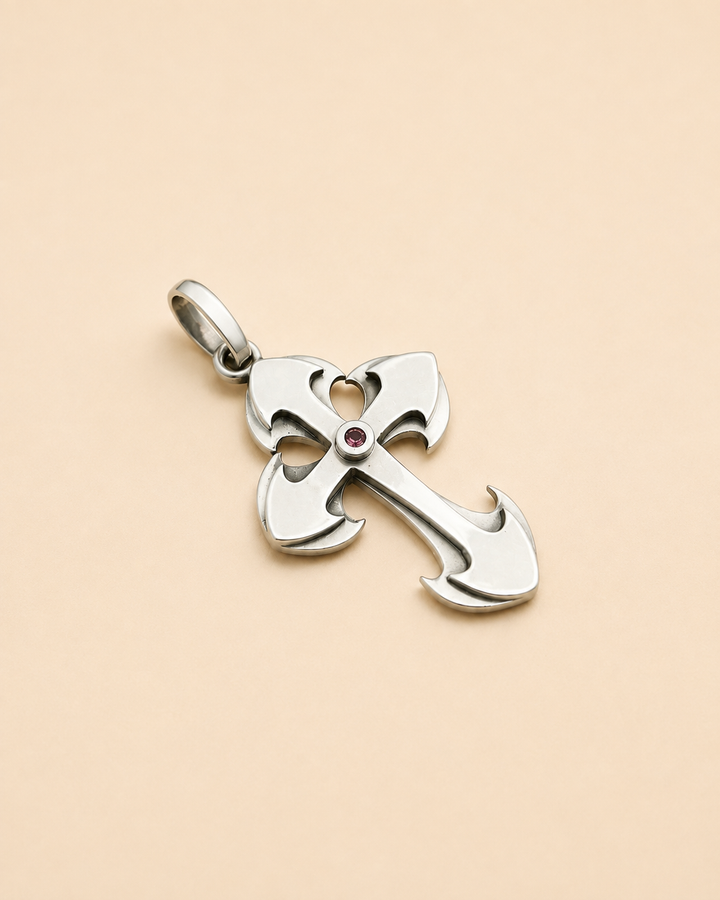 Cruz Medieval Plata