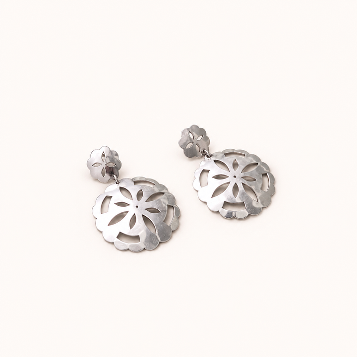 Aros Clara doble de Plata