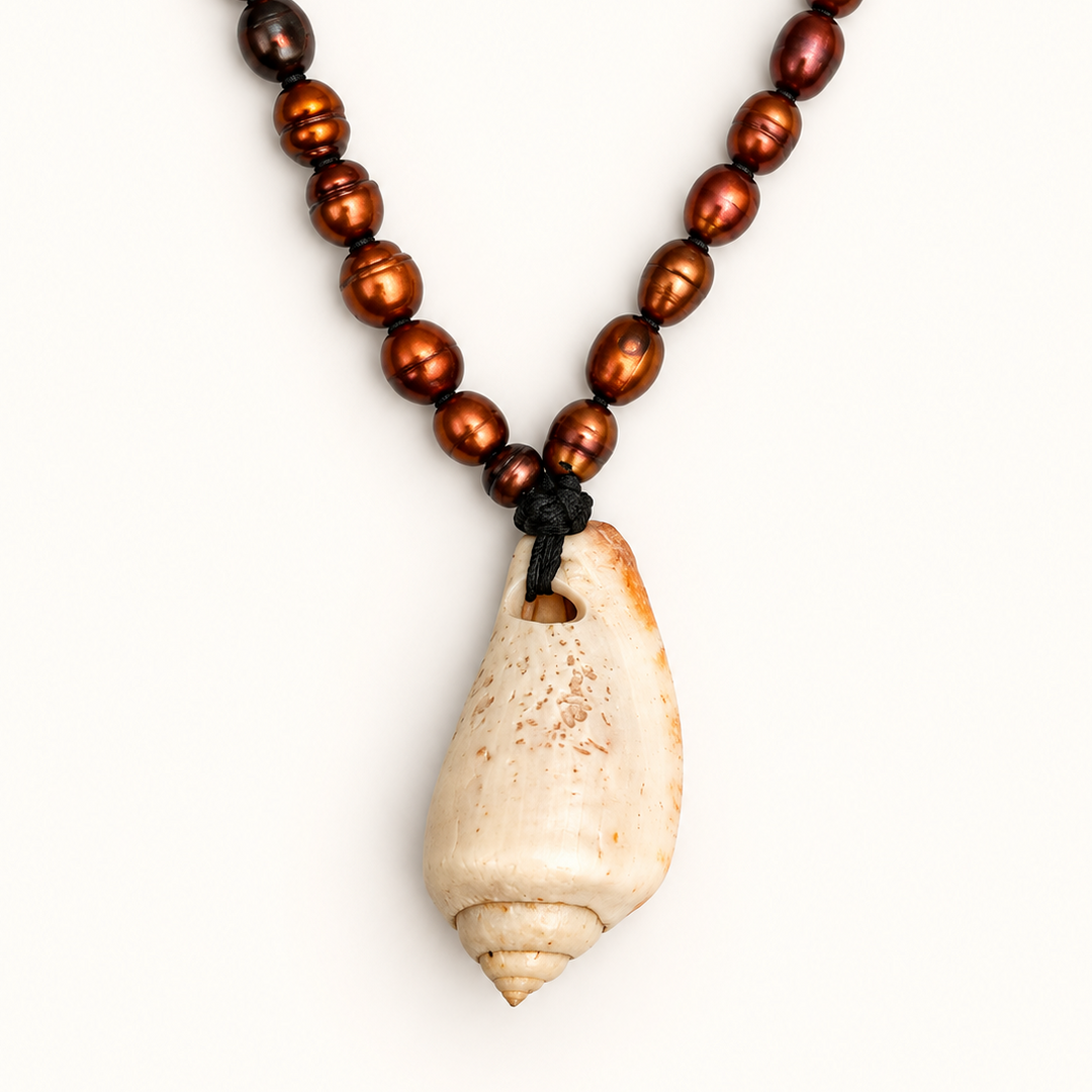 Collar Piedras Conchita Espiral