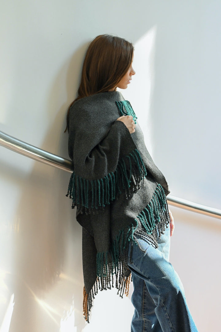 Manta Alpaca Marengo Flecos