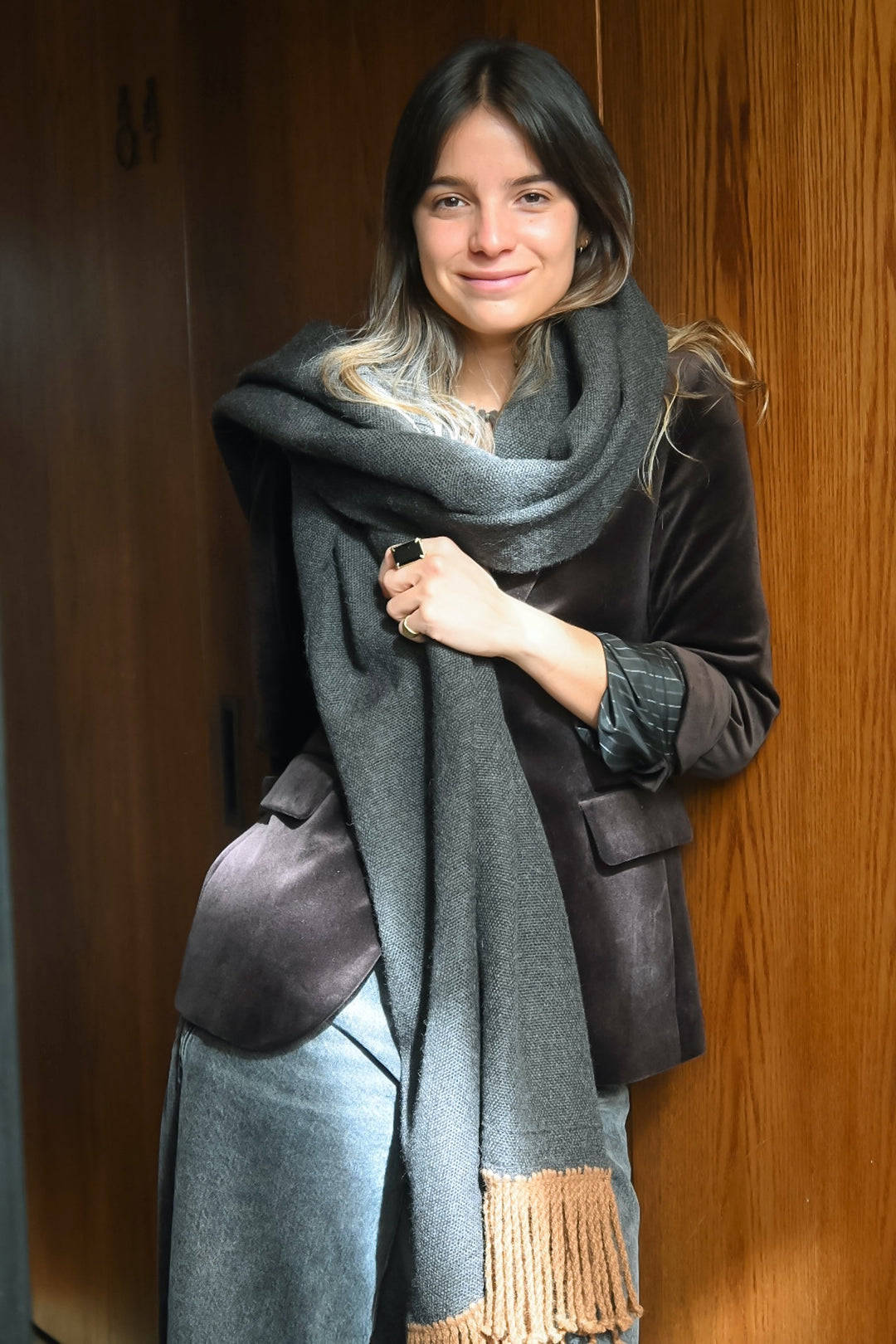 Echarpe Alpaca Marengo Camel