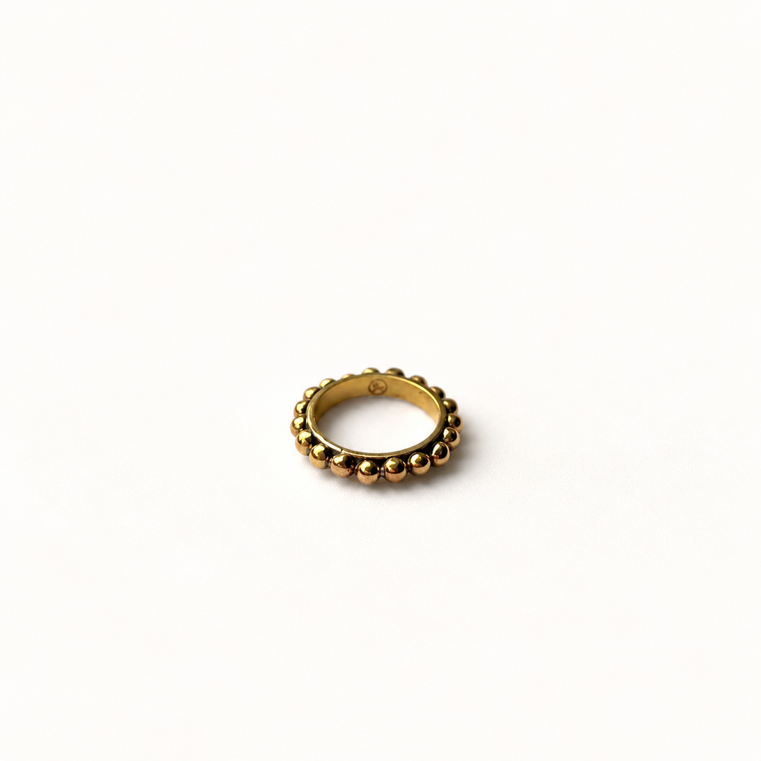 Anillo Bolita de Bronce