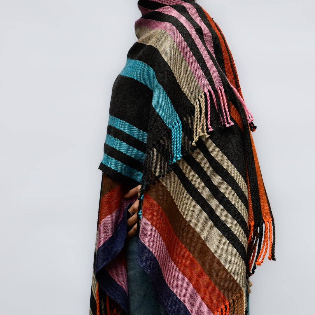 Manta Alpaca Marengo/Colores