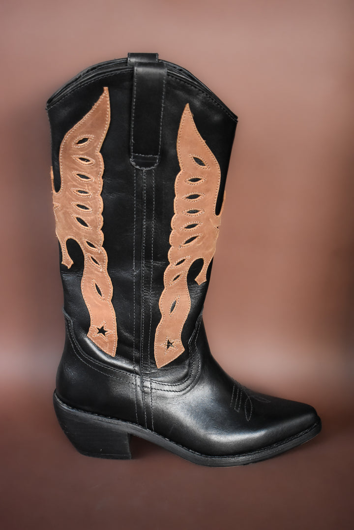 Bota Vaquera Aguila Negro Café