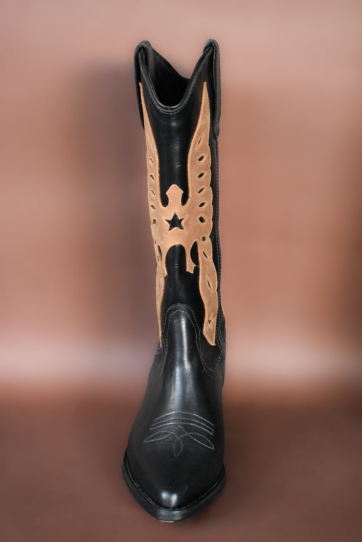Bota Vaquera Aguila Negro Café
