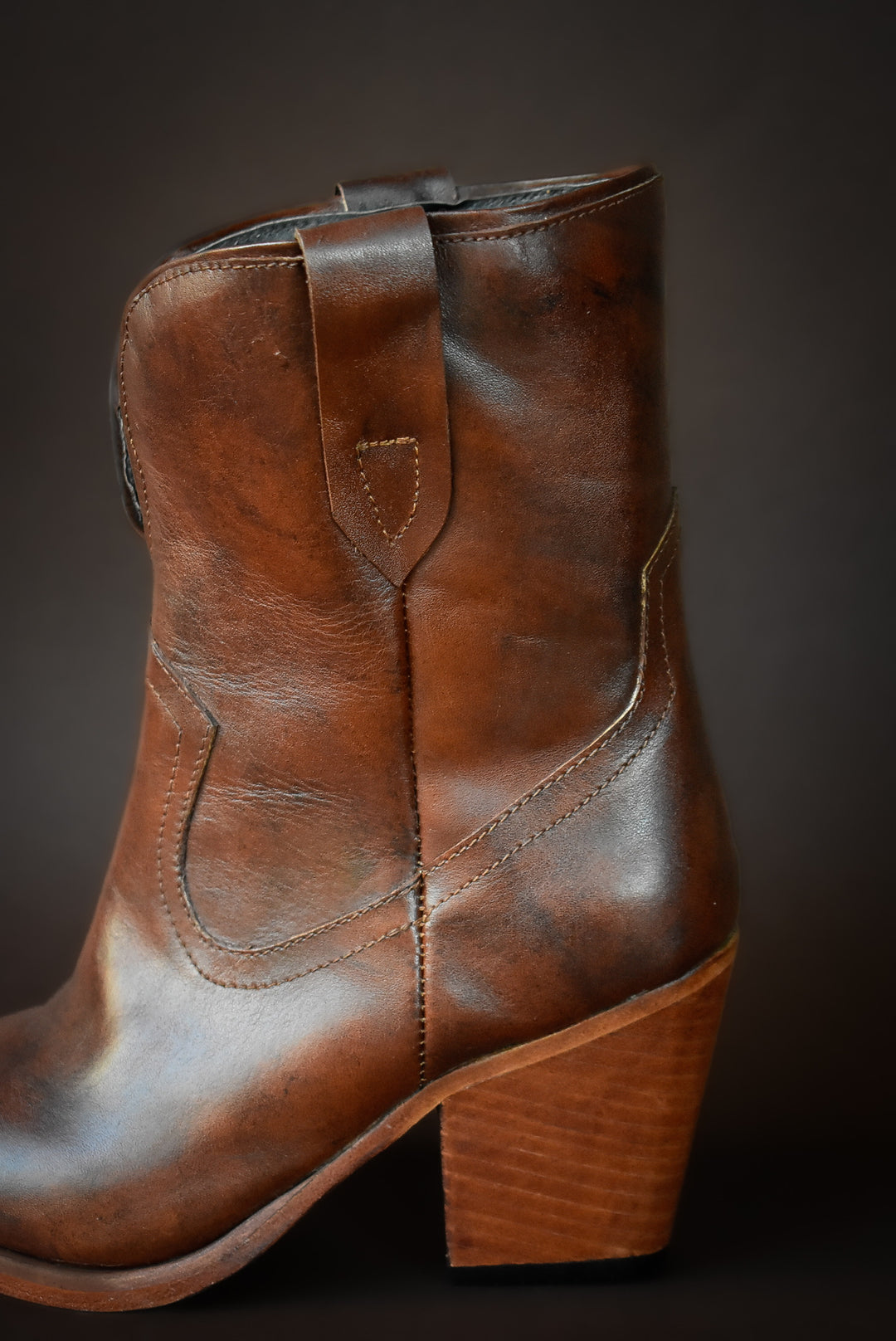 Bota Isabel Caramelo taco