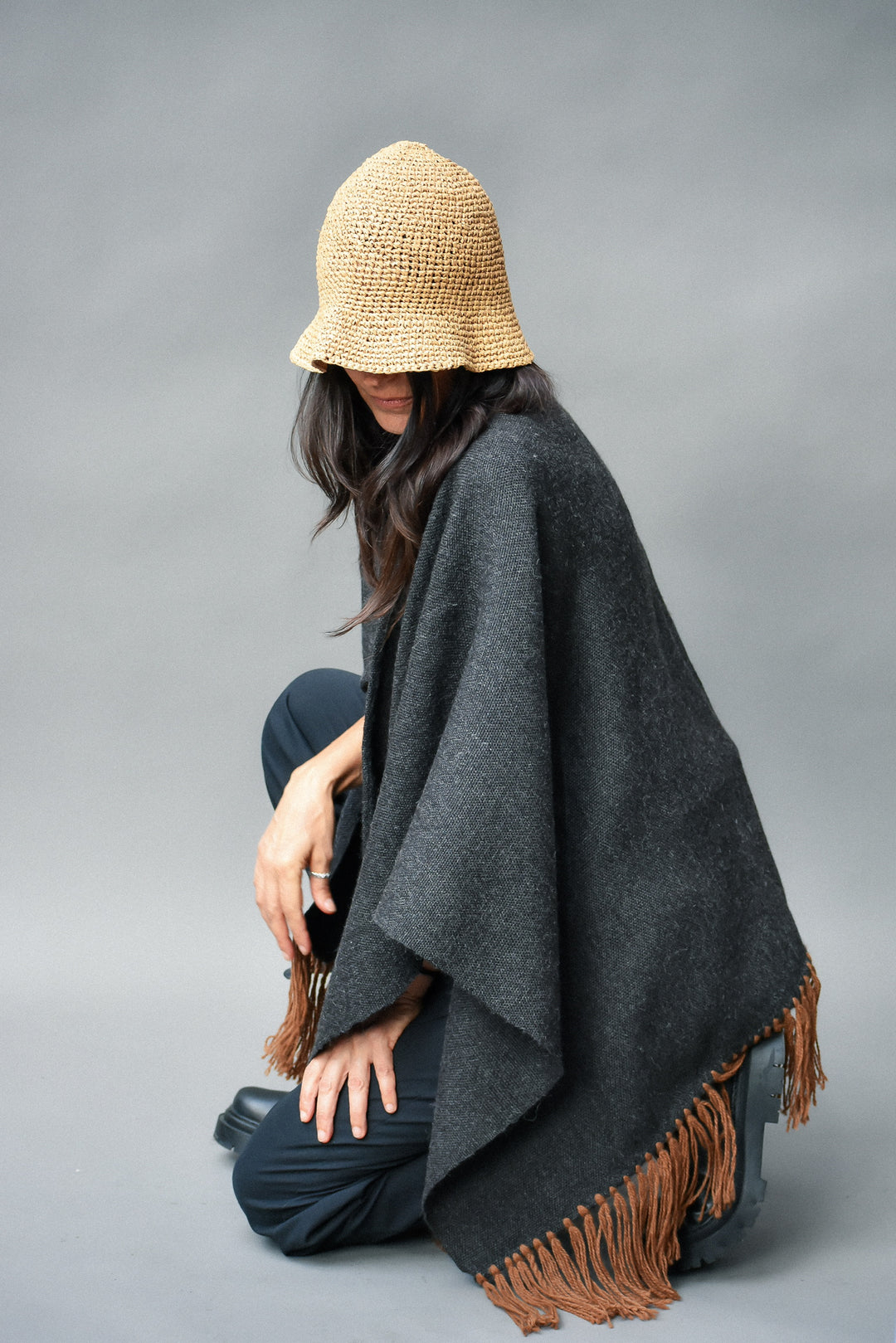 Manta Alpaca Marengo Flecos Camel
