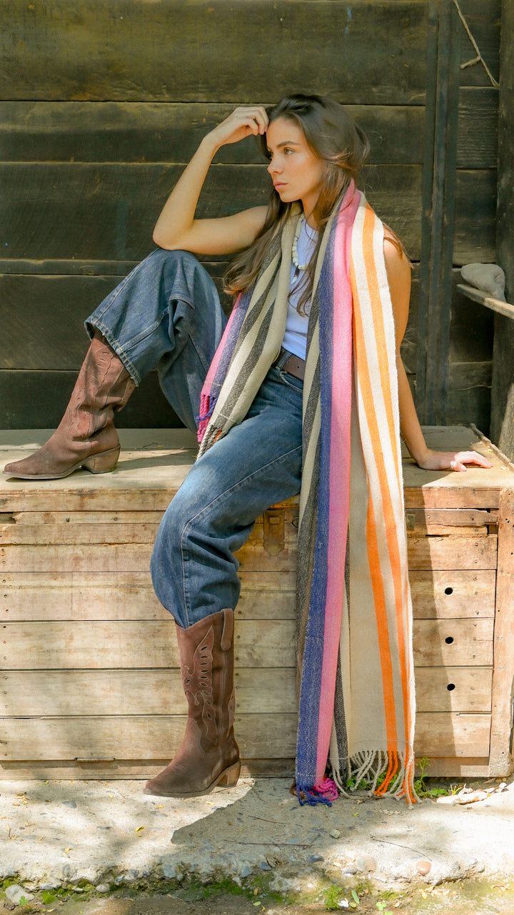 Echarpe Alpaca Camel Colores