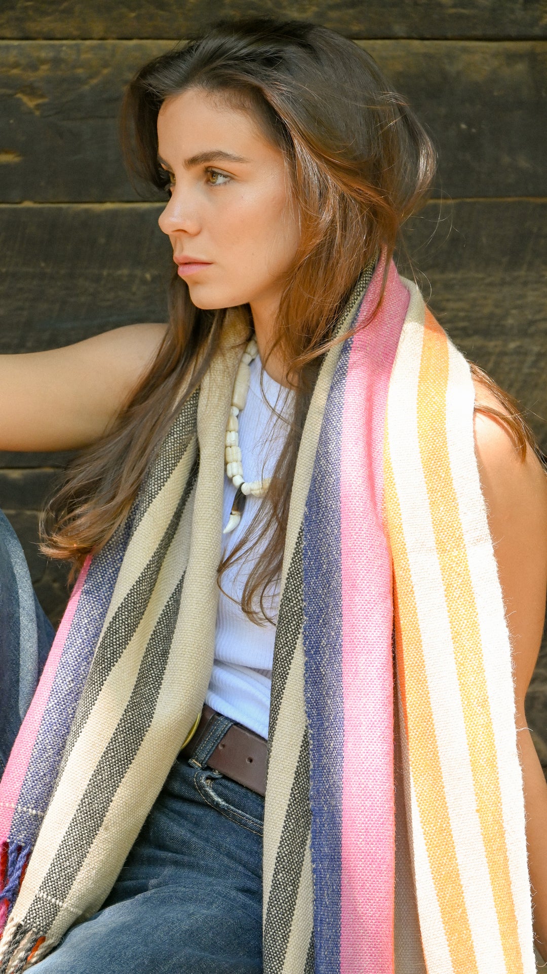 Echarpe Alpaca Camel Colores