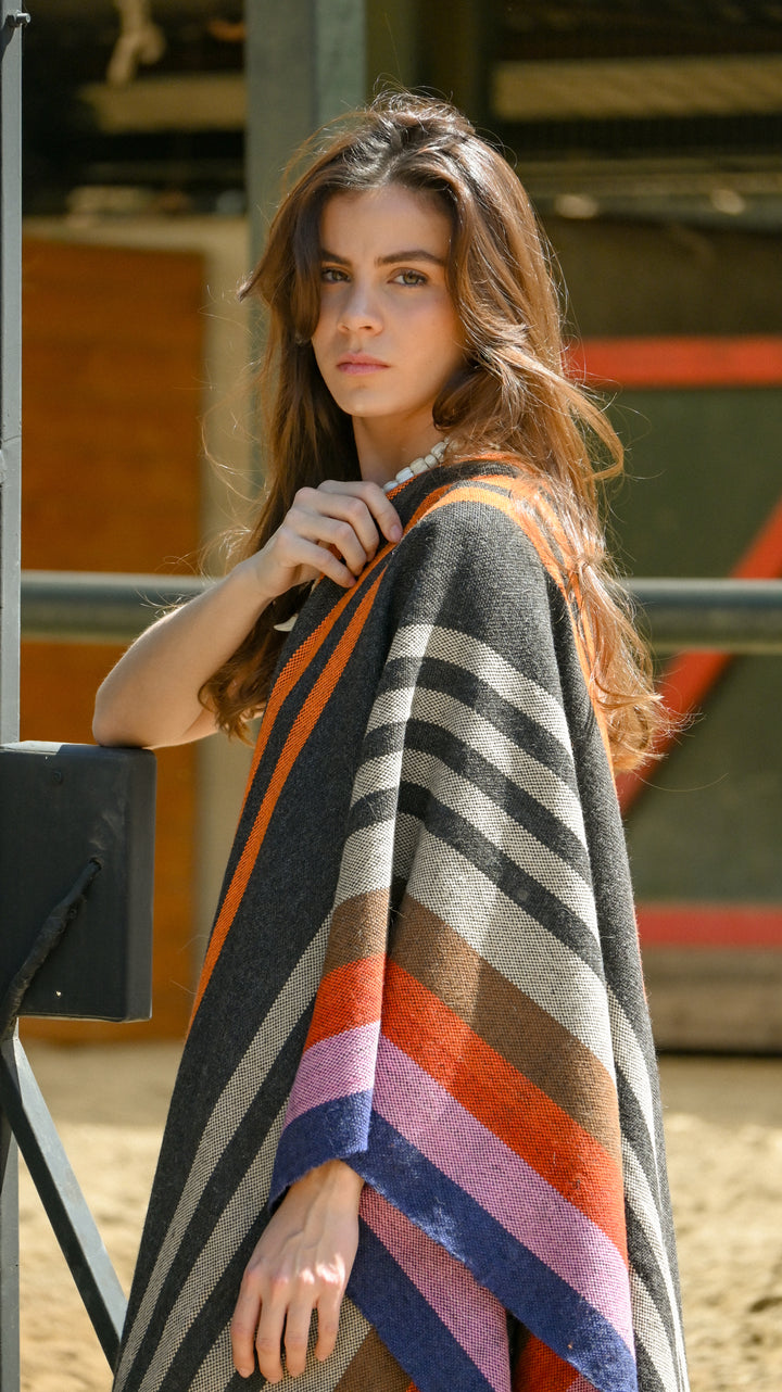 Echarpe Alpaca Colores/ Marengo