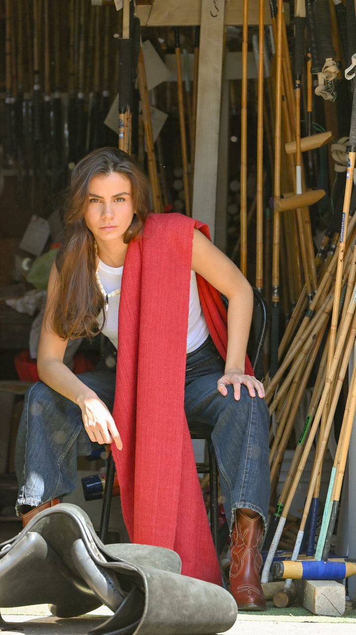 Echarpe Alpaca Rojo Italiano