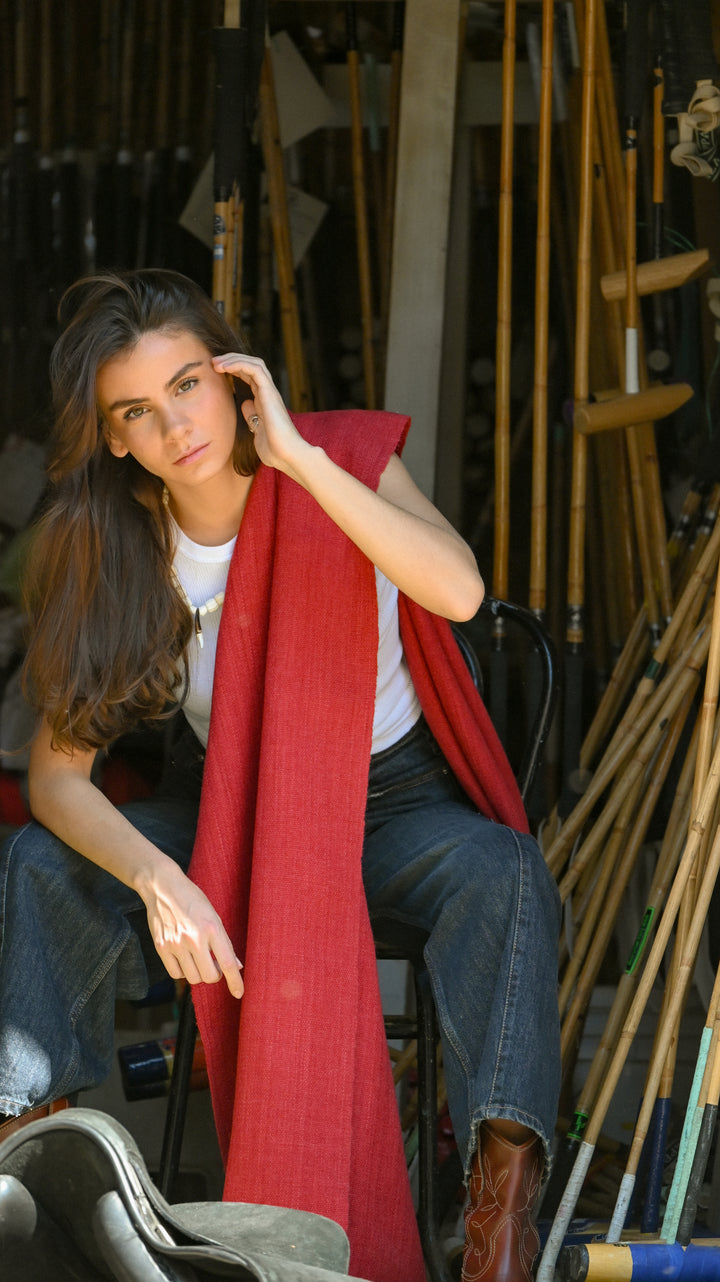 Echarpe Alpaca Rojo Italiano